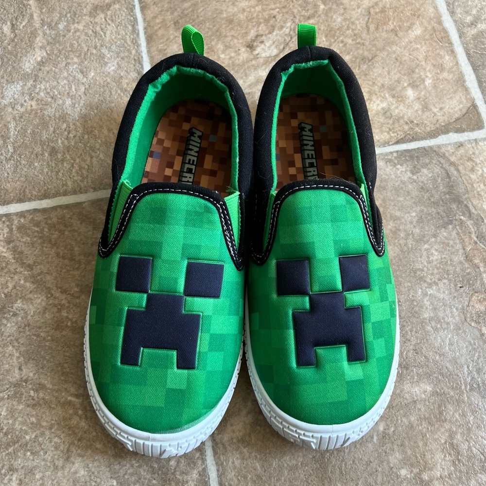 Kids Minecraft Slip Ons